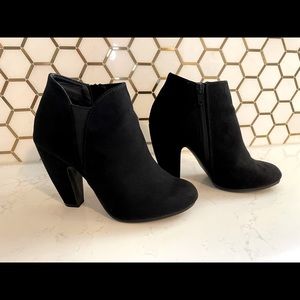 Candie’s Suede Booties